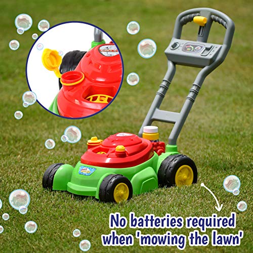 Bubble-N-Go Deluxe Toy Bubble Lawn Mower with Bubble Solution Bubble-N-Go Deluxe Toy Bubble Lawn Mower with Bubble Solution